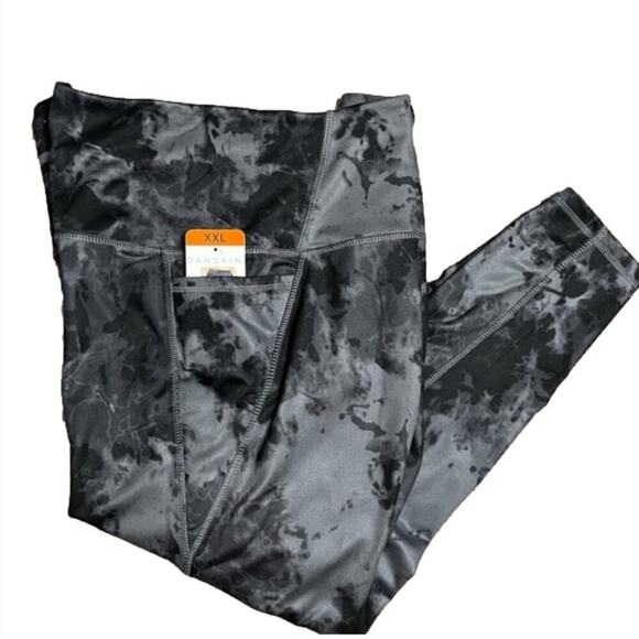 Danskin Active Leggings Soft Tapered Side Pockets Ladies Plus Size XXL NWT - Picture 1 of 8